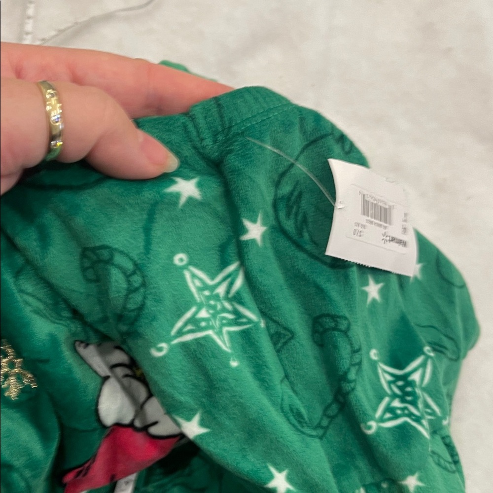 Green Grinch juniors dress nwt soft XXS (00) holiday Christmas outfit. - Picture 12 of 12